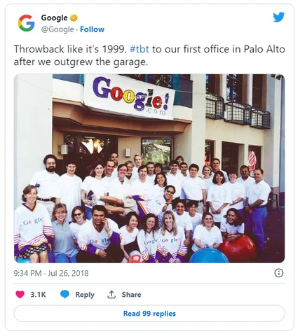 Throwback Thursday (#TBT)