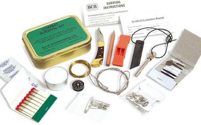 Brian finds the survival kit