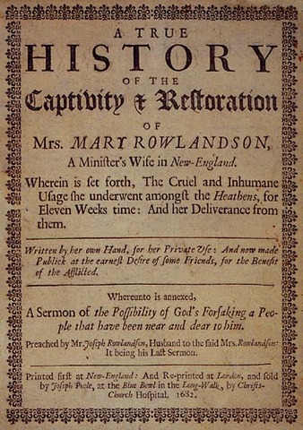 Mary Rowlandson's Captivity
