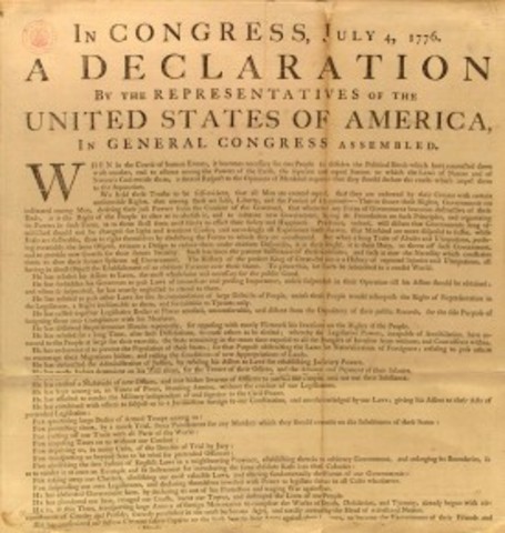 The Declaration of Independence