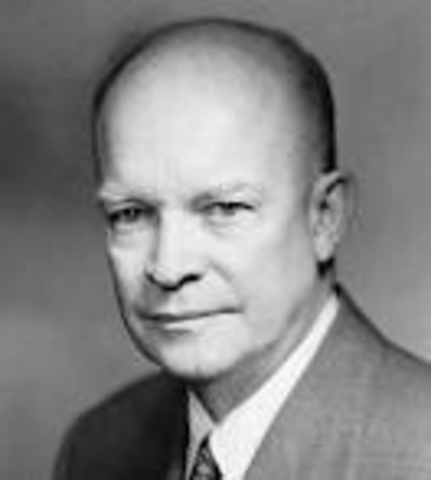 President Eisenhower and Congress add the words “Under God” to the Pledge of Allegiance