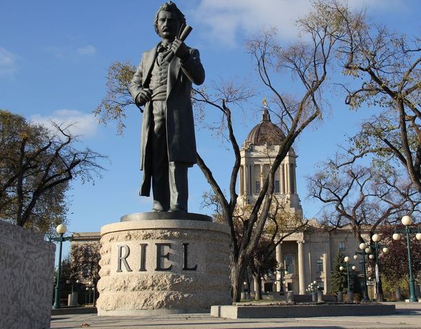 Louis Riel Charged With Treason