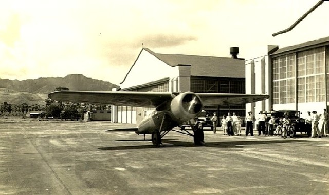 Amelia Earhart's First Look at an Airplane.