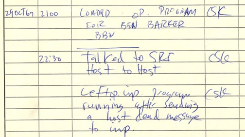 Primer mensaje en ARPANET
