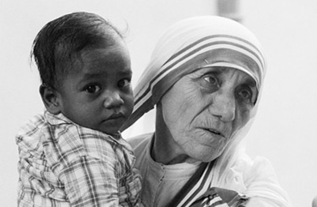 Mother Theresa Awarded the Nobel Peace Prize