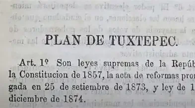 Plan de Tuxtepec