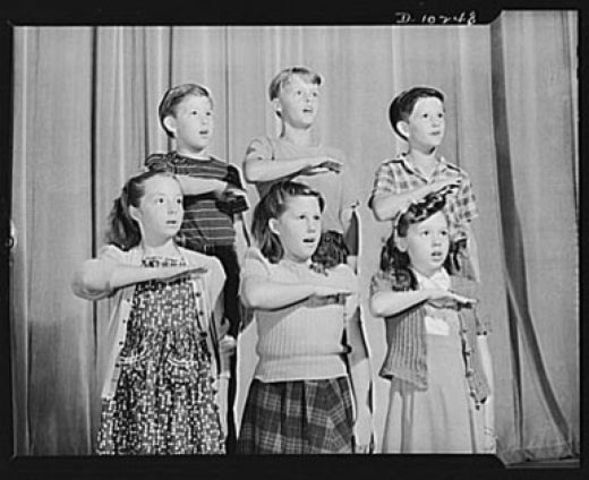 “Under God” to the Pledge of Allegiance.