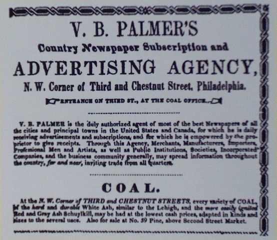 Volney Palmer: 1st Ad Agency