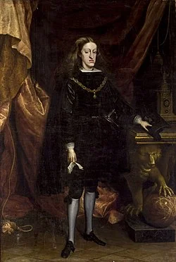 Mor Carles II, rei d'Espanya, sense descendència