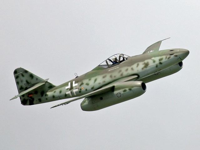 The German ME 262 takes flight