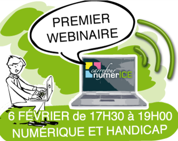 1er webinaire - "numérique et handicap"