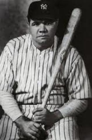 Baseball Great Babe Ruth
