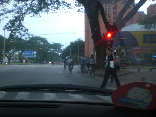 Empleados Camino al trabajo