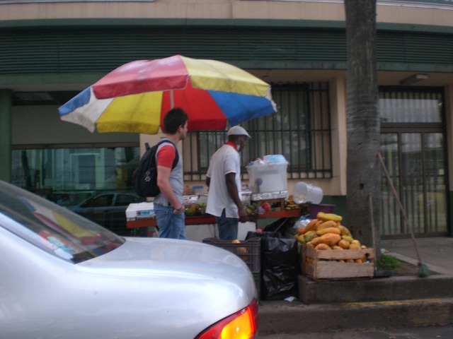 Desayuno en la calle
