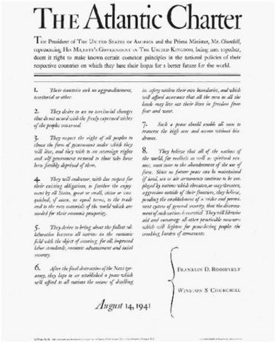 Signing of the Atlantic Charter