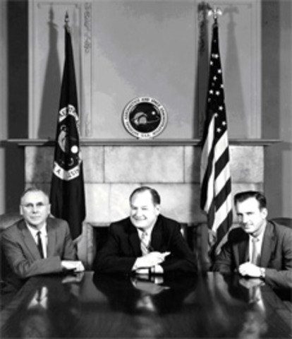 •	NASA is established