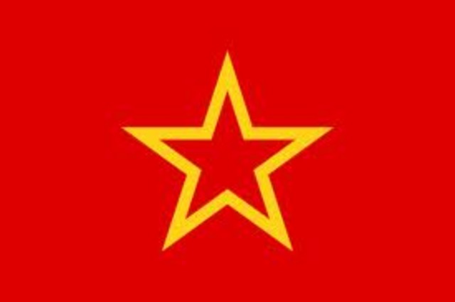 The German Army in Czechoslovakia surrender to the Red Army