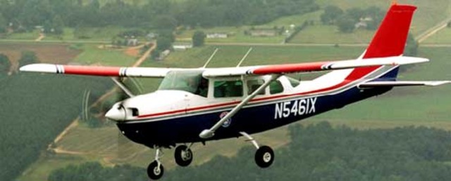 A palne flies over Brian