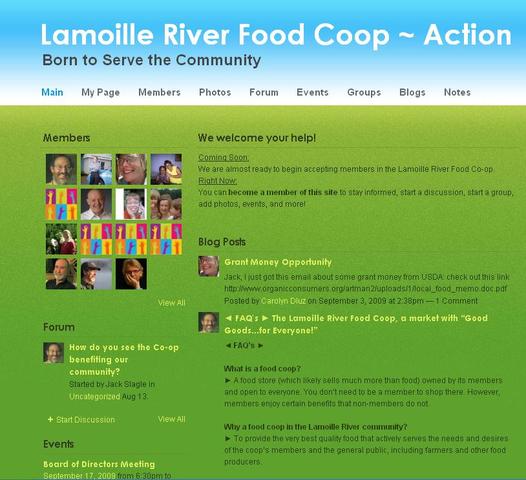 Lamoille River Food Coop ~ Action [Web Page]