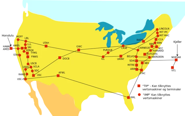 Se establece ARPANET, la red que sienta las bases de Internet.