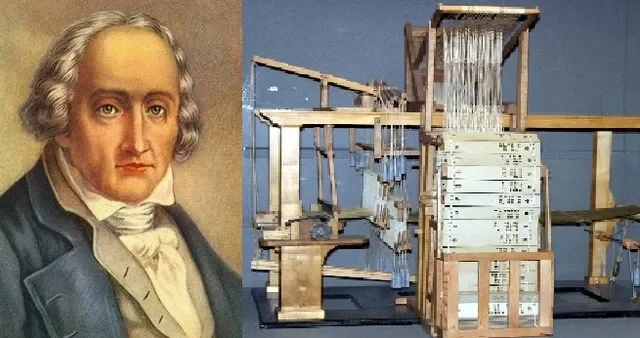 Joseph-Marie Jacquard inventó un telar que utilizaba tarjetas perforadas para programar patrones de tejidos, un precursor de los dispositivos de almacenamiento.