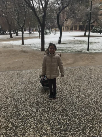 Veig la neu per primera vegada