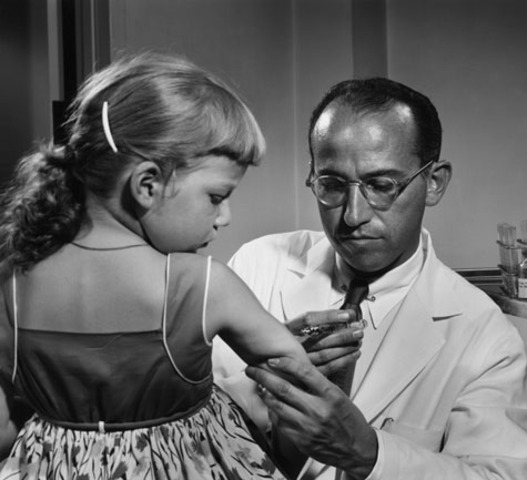 Polio Vaccine is used and created by Jonas Salk