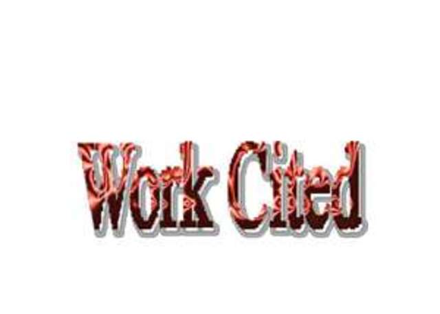 Finish paper and works CITED