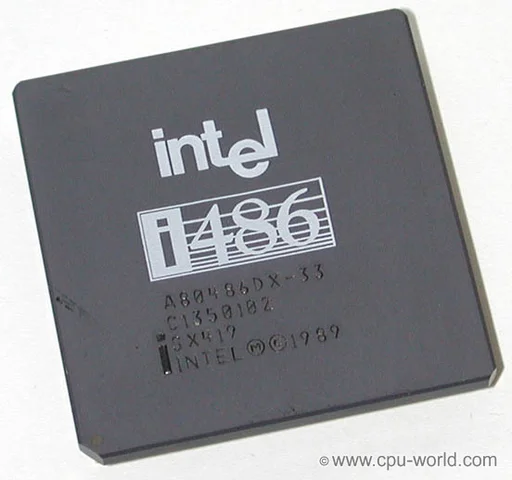 La integración de la memoria caché y la unidad de coma flotante - Intel 80486