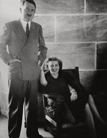 Adolf Hitler got married