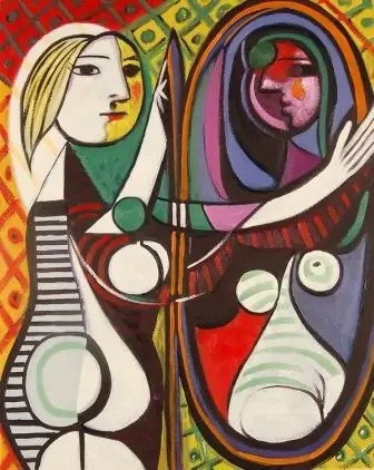 Girl before a Mirror by Pablo Picasso