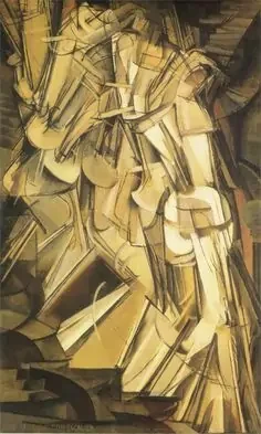 Nude Descending a Staircase, No. 2 by Marcel Duchamp