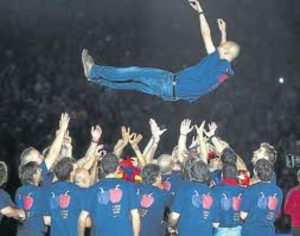 El Barça guanya la Lliga per tercer cop consecutiu