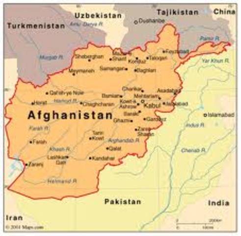 us declares war on afghanistan