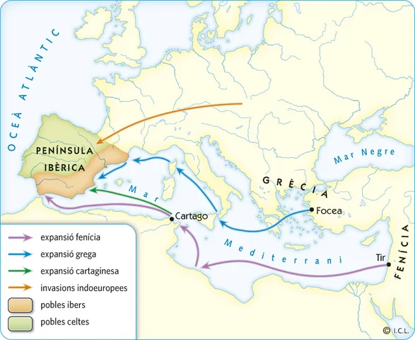 Llegada de la escritura a la peninsula