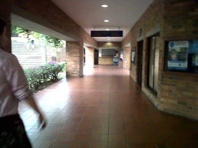 De camino a mi salón de clases