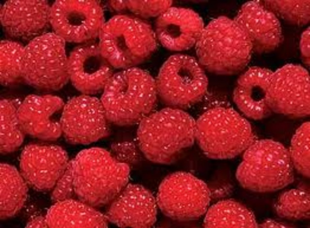 The rasberries