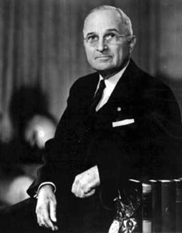 Harry Truman becomes the first president to address the nation on TV from the White House