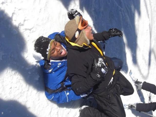 1st Time Snowboarding