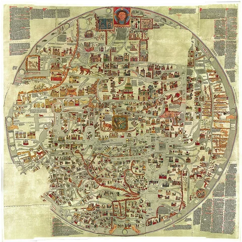 Mappamondo o Mappa di Ebstorf (XII-XIII secolo)