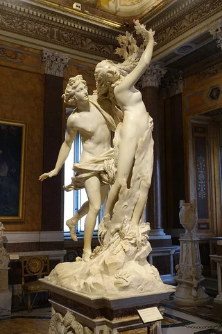 Apollo and Daphne, by Bernini