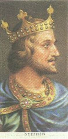 Stephen reigns King of Enlgand