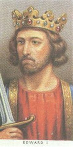 Edward I reigns King of England