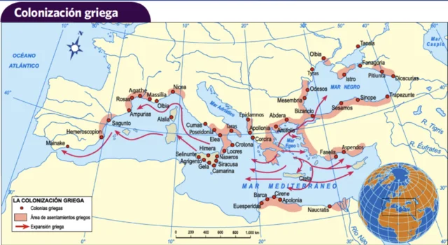 Llegada de los pueblos Griegos