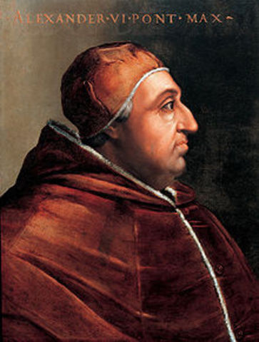 Alexander VI appointed as pope.