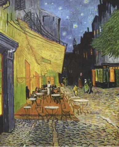 Café Terrace at Night by Vincent van Gogh