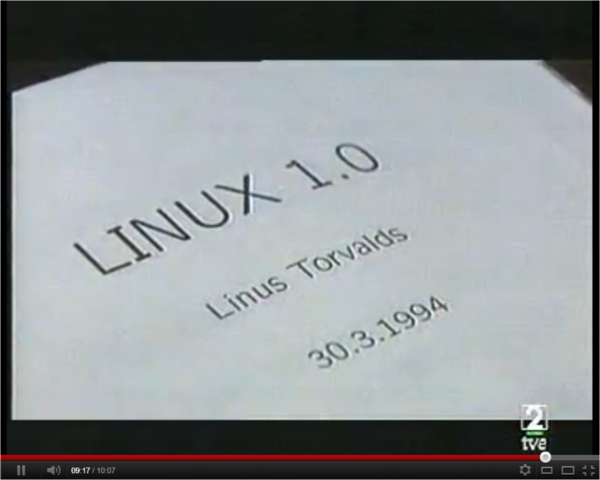 Lanzamiento de Linux 1.0