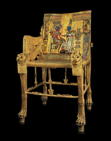 Tutankhamun's Throne from Thebes (c. 1333-1324 B.C.E.) New Kingdom