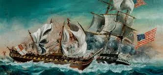 The USS Constitution defeats the HMS Guerriere