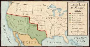 Mexico loses California, New Mexico, and Arizona